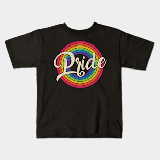 Lgbt raibow circle Pride Kids T-Shirt